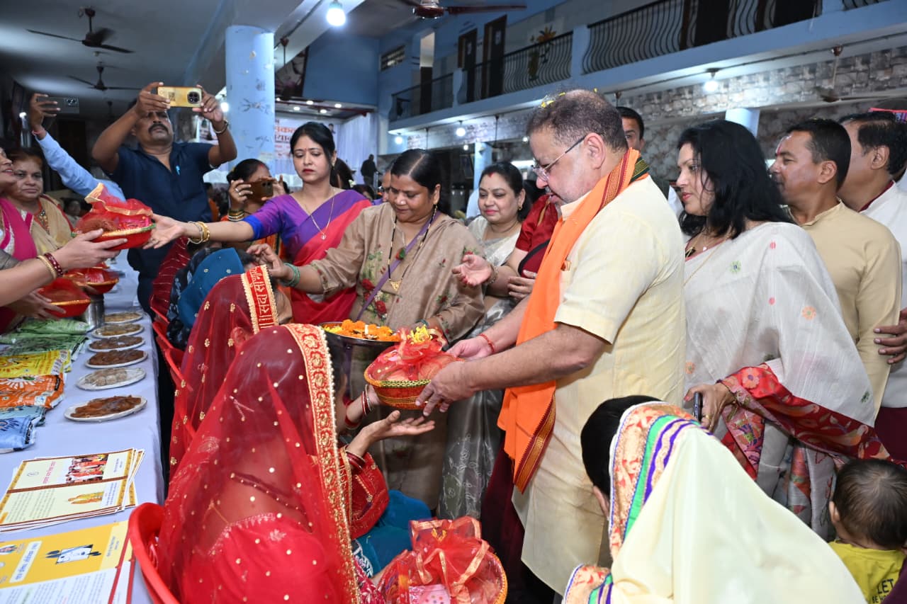 विधायक सोनी ने किया विधानसभा स्तरीय सेवा सेतु शिविर व्यवस्था का निरीक्षण, शिशुओं का अन्नप्रासन